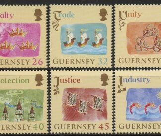 2004 Guernsey SG.1038-43 Anniv of Allegiance to England Set of 6 values  U/M (MNH)