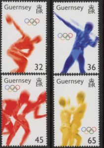 2004 Guernsey SG.1045-8 Olympic Games Set of 4 values .U/M (MNH)