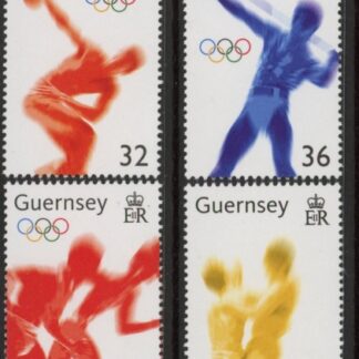 2004 Guernsey SG.1045-8 Olympic Games Set of 4 values .U/M (MNH)