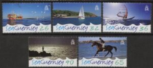 2005 Guernsey SG.1080-4 Sea Guernsey (1) Set of 5 values U/M (MNH)