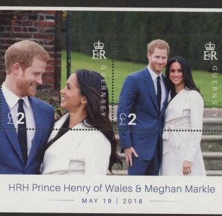 2018 Guernsey MS.1733 Royal Wedding Mini Sheet U/M (MNH)