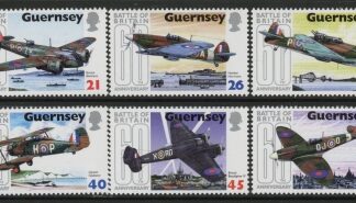 2000 Guernsey SSG.857-62 60th Anniv of Battle of Britain Set of 6 values U/M (MNH)
