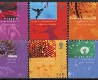 2001 Guernsey SG921-6 Guernsey Post Set of 6 values U/M (MNH)