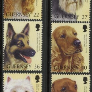 2001 Guernsey SG.895-900 Guernsey Dog Club Set of 6 values U/M (MNH)