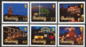 2001 Guernsey SG.928-33 Christmas Set of 6 values U/M (MNH)