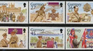 2002 Guernsey SG.965-70 Herbert lke Patourel's Victoria Cross Set of 6 values U/M (MNH)