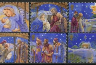 2002 Guernsey SG.972-7 Christmas Set of 6 values U/M (MNH)