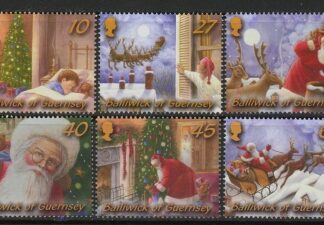 2009 Guernsey SG.1009-14 Christmas Set of 6 values U/M (MNH)