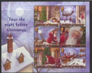 2003 Christmas MS.1015 Christmas Mini Sheet U/M (MNH)