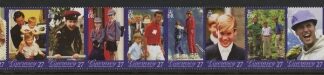 2003 Christmas SG.998-1007 21st Prince William Set of 10 valuesU/M (MNH)