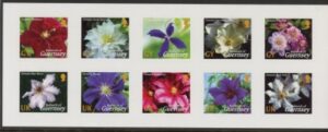 2004 Guernsey SG.1017-26 Guernsey Clematis Set of 10 values U/M (MNH)