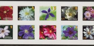 2004 Guernsey SG.1017-26 Guernsey Clematis Set of 10 values U/M (MNH)