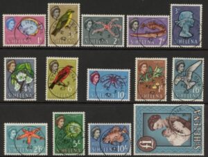 1961-5 St Helena SG.176-89 14 values fine used.