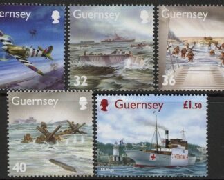 2004 Guernsey SG.1027-31 WWII 2nd series Set of 5 values U/M (MNH)