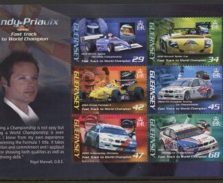 2006 Guernsey MS.1109 Andy Priaulx Victories Mini-Sheet U/M (MNH)