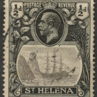 1923 St. Helena - SG.97  ½d grey & black (wmk Script) fine used.