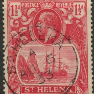 1923 St. Helena - SG.99  1½d rose-red (wmk Script) fine used.