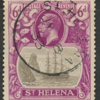 1922 St. Helena - SG.104  6d grey & bright purple. (wmk Script) fine used.