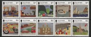 2015 IOM SG.1978-87 Tynwald Tapestry Set of 10 values U/M (MNH)