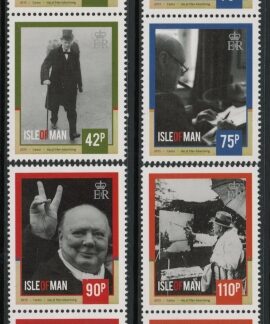 2015 IOM SG.1954-61 Death Anniv of Winston Churchill Set of 8 values U/M (MNH)