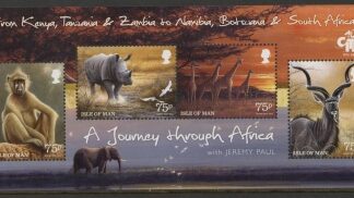 2013 IOM MS.1858 Journey Through Africa Mini Sheet U/M (MNH)