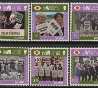 2015 IOM SG.1994-9 Women's Institute Set of 6 values U/M (MNH)