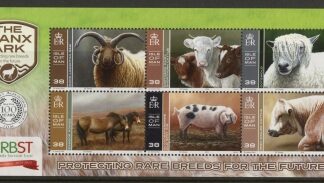 2014 IOM MS.1916 Rare Breeds Mini Sheet U/M (MNH)