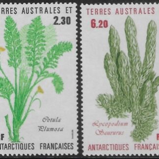 1986 French Antarctic - SG.216-7 Plants   2 values U/M (MNH)
