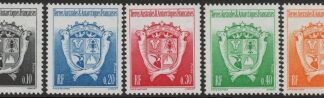 1992 French Antarctic - SG.285-9 Arms   5 values U/M (MNH)