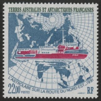 1993 French Antarctic - SG.317  Voyage of L'Astrolabe. 1 value U/M (MNH)