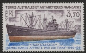 1993 French Antarctic - SG.315  43rd Anniv. of Chartering of the Italo Marsano. 1 value U/M (MNH)