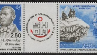 1994 French Antarctic - SG.326-7  Navy Hydrographic  & Oceanographic Service. 2 value U/M (MNH)
