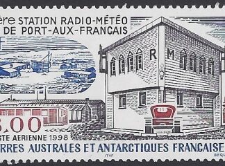 1998  French Antarctic.  SG.387  'Air' 1st Meterological Radio Station Port-aux Francais. 1 value. U/M (MNH)