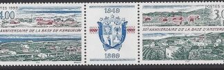 1999  French Antarctic.  SG.404a (404-5) 50th Anniv. Research Bases on Kergulen. 2 values. U/M (MNH)