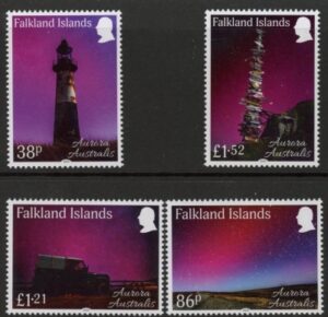 2025 Falkland Islands SG.tba Aurora Australia. Set of 4 values U/M (MNH)
