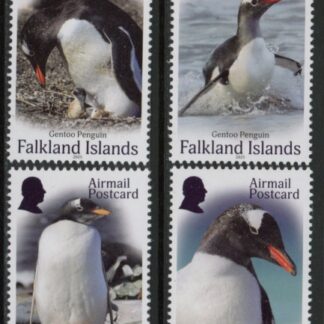 2025 Falkland Islands SG.tba  Gentoo Penguins. Set of 4 values U/M (MNH)