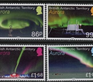 2025 British Antarctic SG.tba  Aurora. set 4 values. U/M (MNH)
