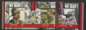 2015 IOM MS.1975 Anniv of End of WWI Mini Sheet U/M (MNH)