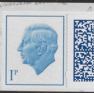 V5269  1p blue M25L MPIL  ex CY12 Queen Victoria. U/M (MNH