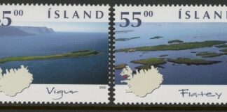 2002 Iceland SG.1031-2 Islands (2nd Series) Set of 2 values U/M (MNH)