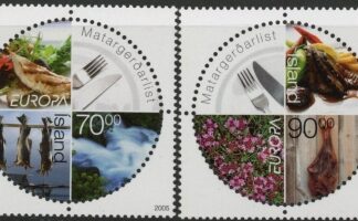 2005 Iceland SG.1113-4 Europa Set of 2 values  U/M (MNH)