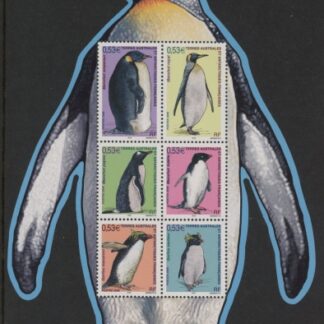 2006 French Antarctic MS.563 Penguins Mini Sheet U/M (MNH)