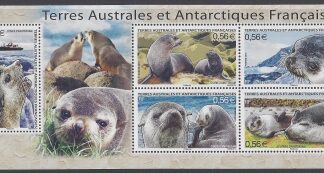 2010 French Antarctic MS.626 Sea Lions of Amsterdam Island Mini Sheet U/M (MNH)