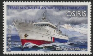 2010 French Antarctic SG.649 Osiris patrol ship U/M (MNH)