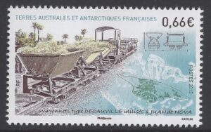 2015 French Antarctic SG.738 Decauville Rail Trucks U/M (MNH)