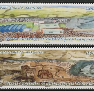 2011 French Antarctic SG.654-5 Alfred Faure Research Station Set of 2 values U/M (MNH)