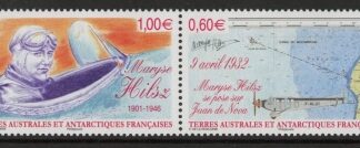 2012 French Antarctic SG.682-3 Marie Antoinette Hilsz U/M (MNH)
