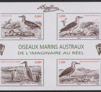 2014 French Antarctic MS.715 Austral Seabirds Mini Sheet U/M (MNH)