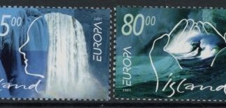 2001 Iceland SG.992-3 Europa Set of 2 values U/M (MNH)