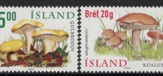 2002 Iceland SG.1011-2 Fungi Set of 2 values U/M (MNH)